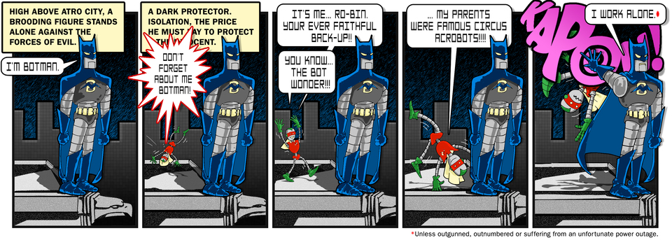 Holy bat-boy Bat-bot!